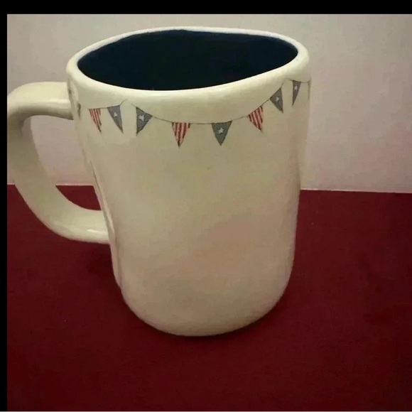 Rae Dunn Cream Colored Freedom Mug EUC with Fast Shipping - Picture 2 of 3